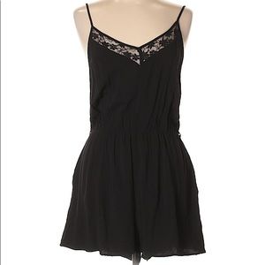 Black Lace Romper